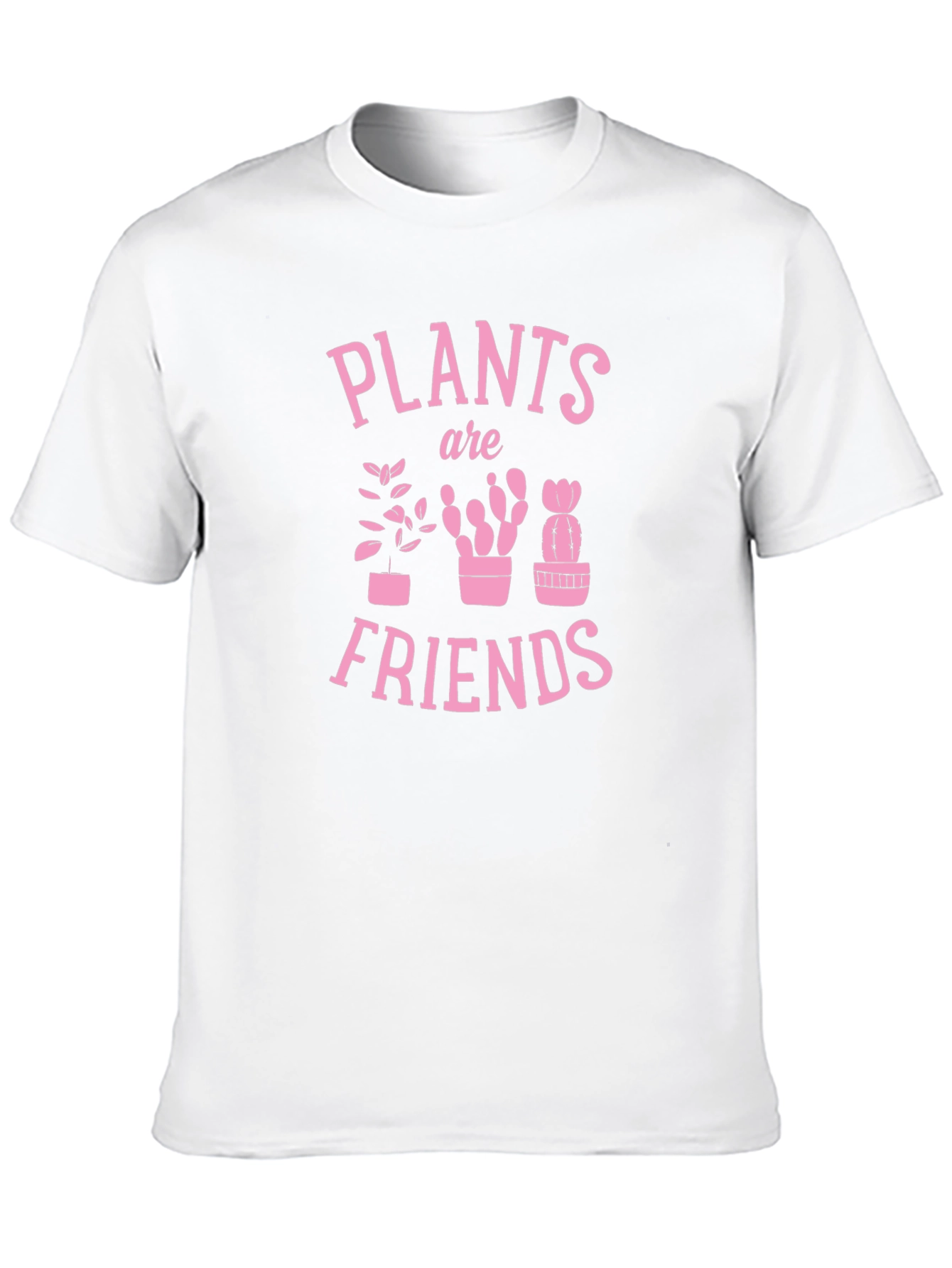 Plants Are Friends Graphic Tee - Black T-Shirt