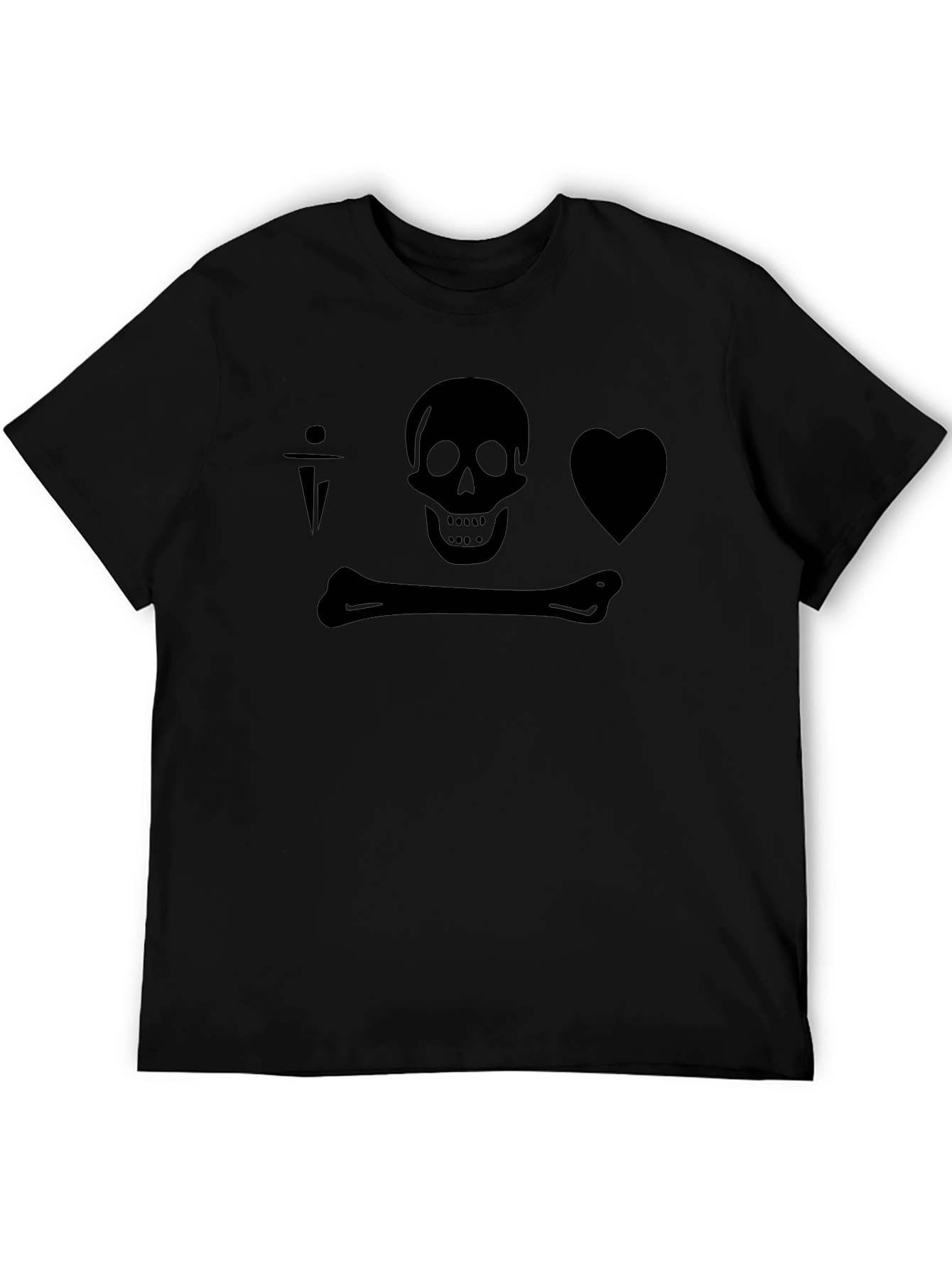 Skull & Crossbones Heart Tee - Pirate Inspired