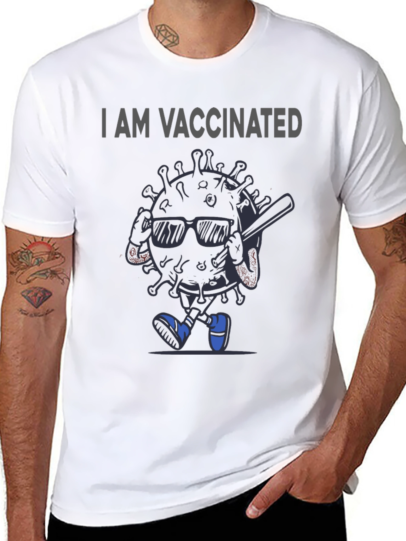 I Am Vaccinated Graphic Tee