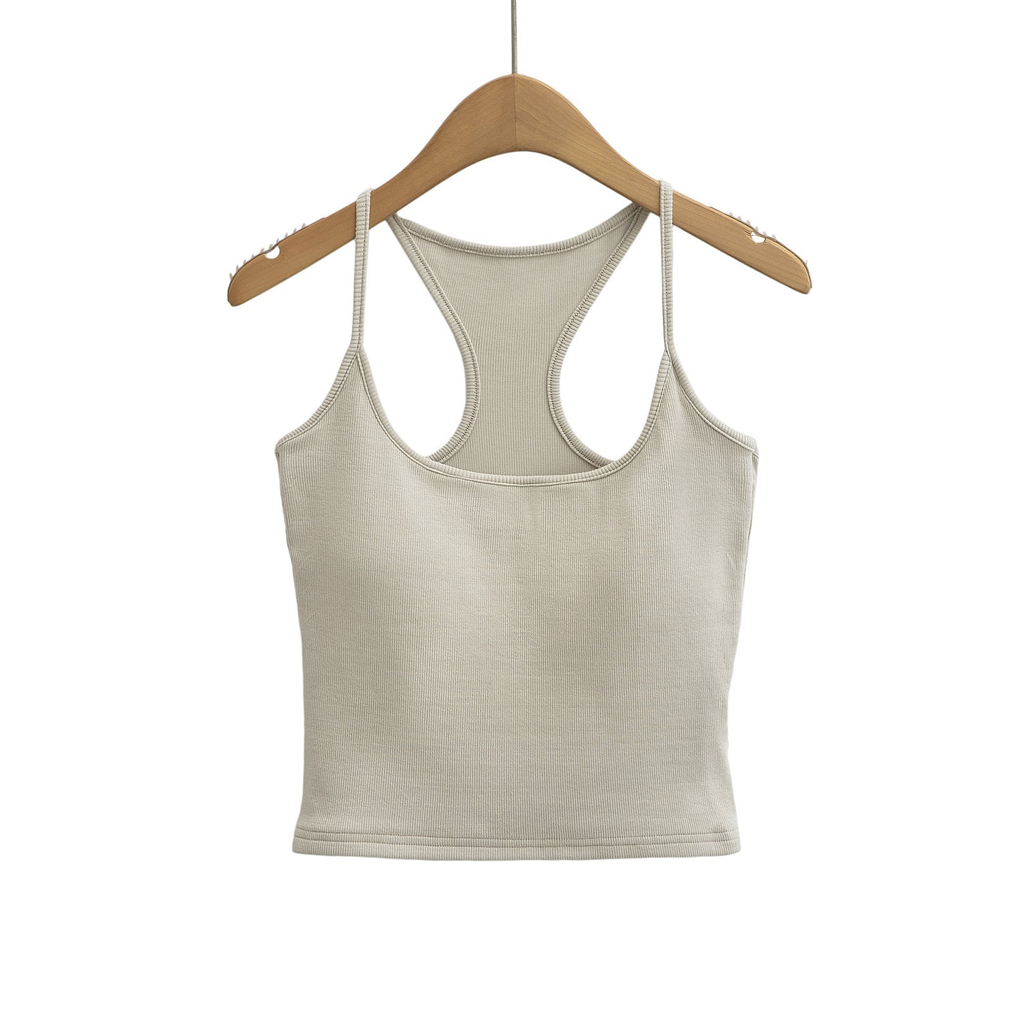 Sleeveless I-shaped vest