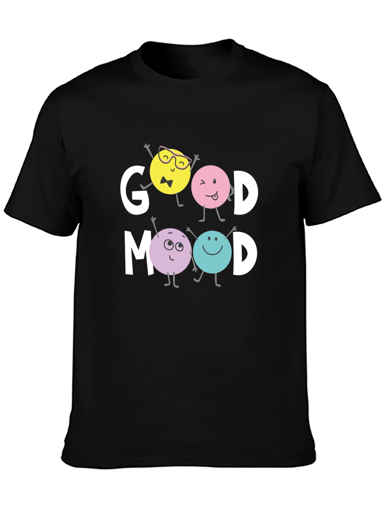 Good Mood Graphic Tee - Trendy Casual Wear