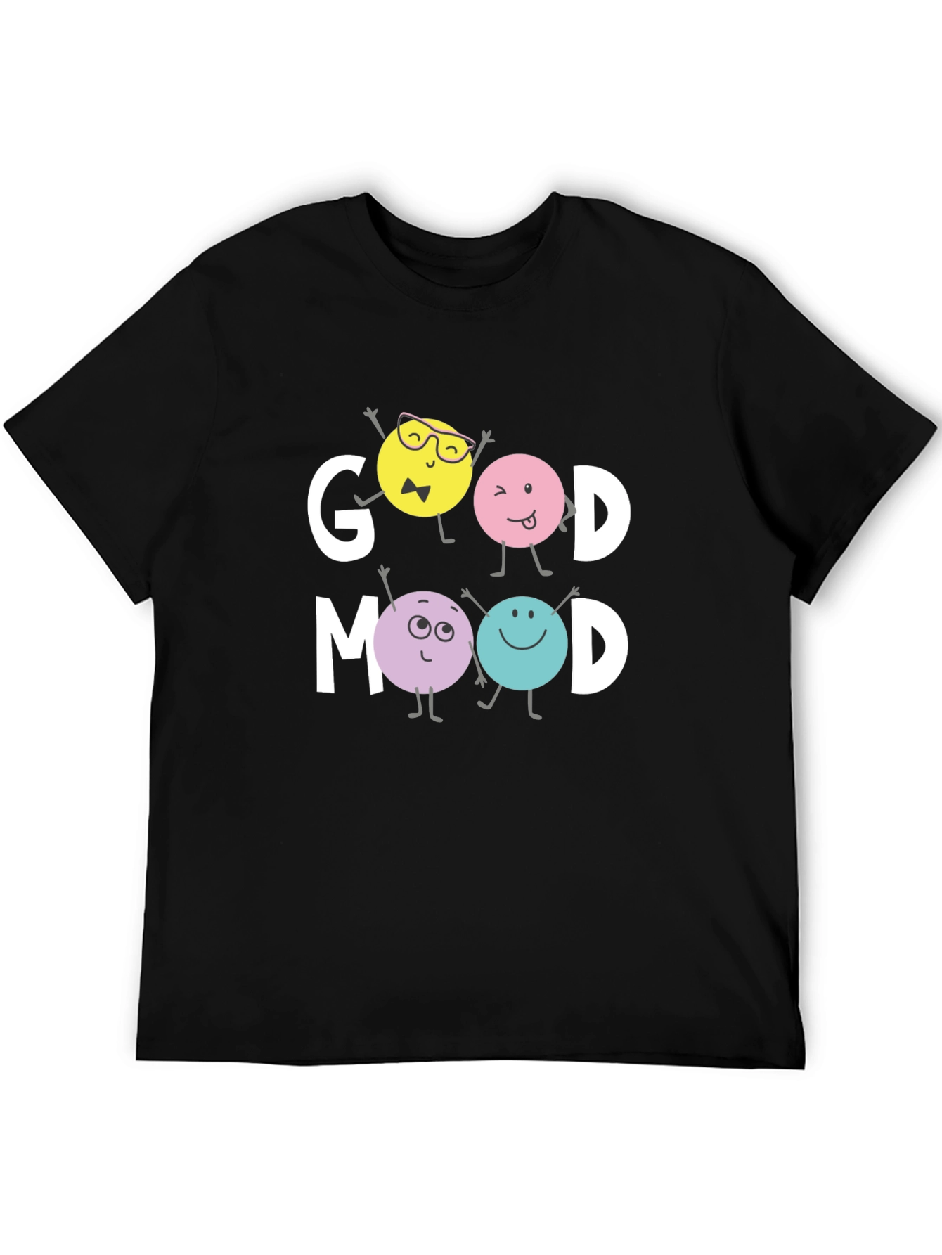 Good Mood Graphic Tee - Trendy Casual Wear