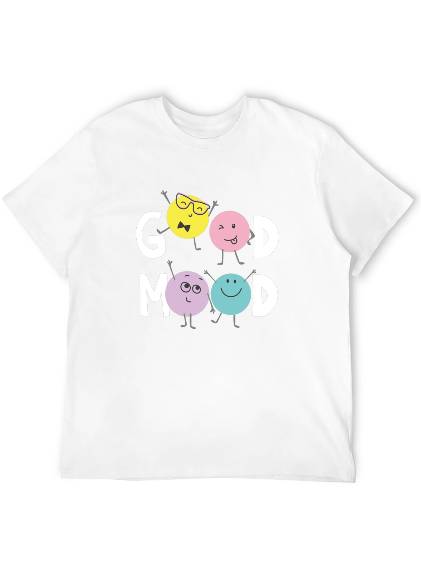 Good Mood Graphic Tee - Trendy Casual Wear