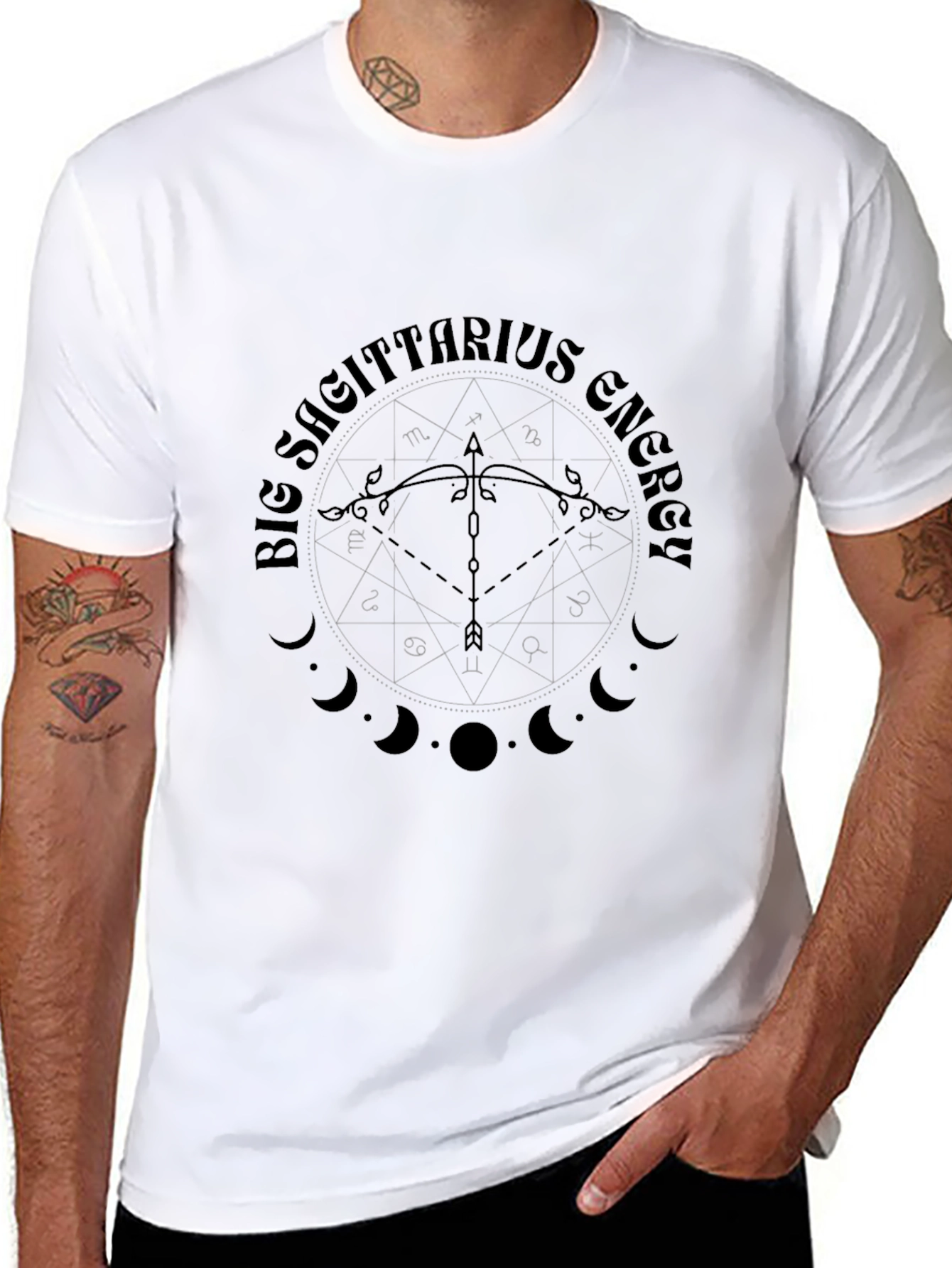 Sagittarius Energy Graphic Tee - Zodiac T-Shirt