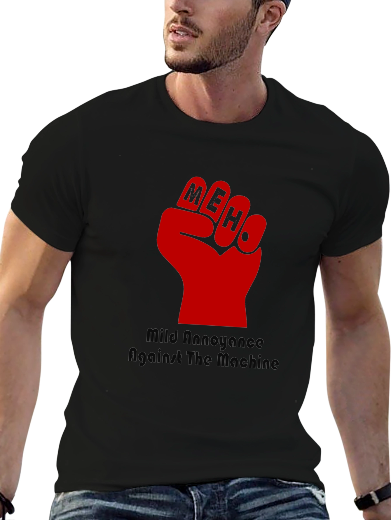 MEH Fist T-Shirt - Mild Annoyance Against the Machine