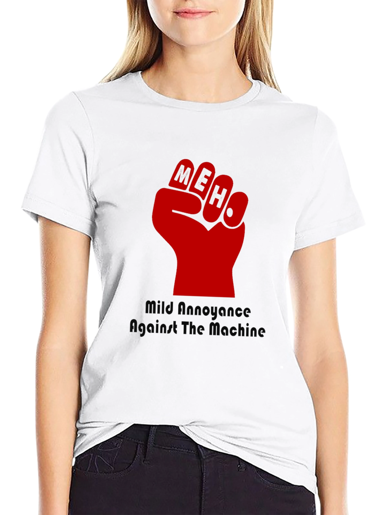 MEH Fist T-Shirt - Mild Annoyance Against the Machine