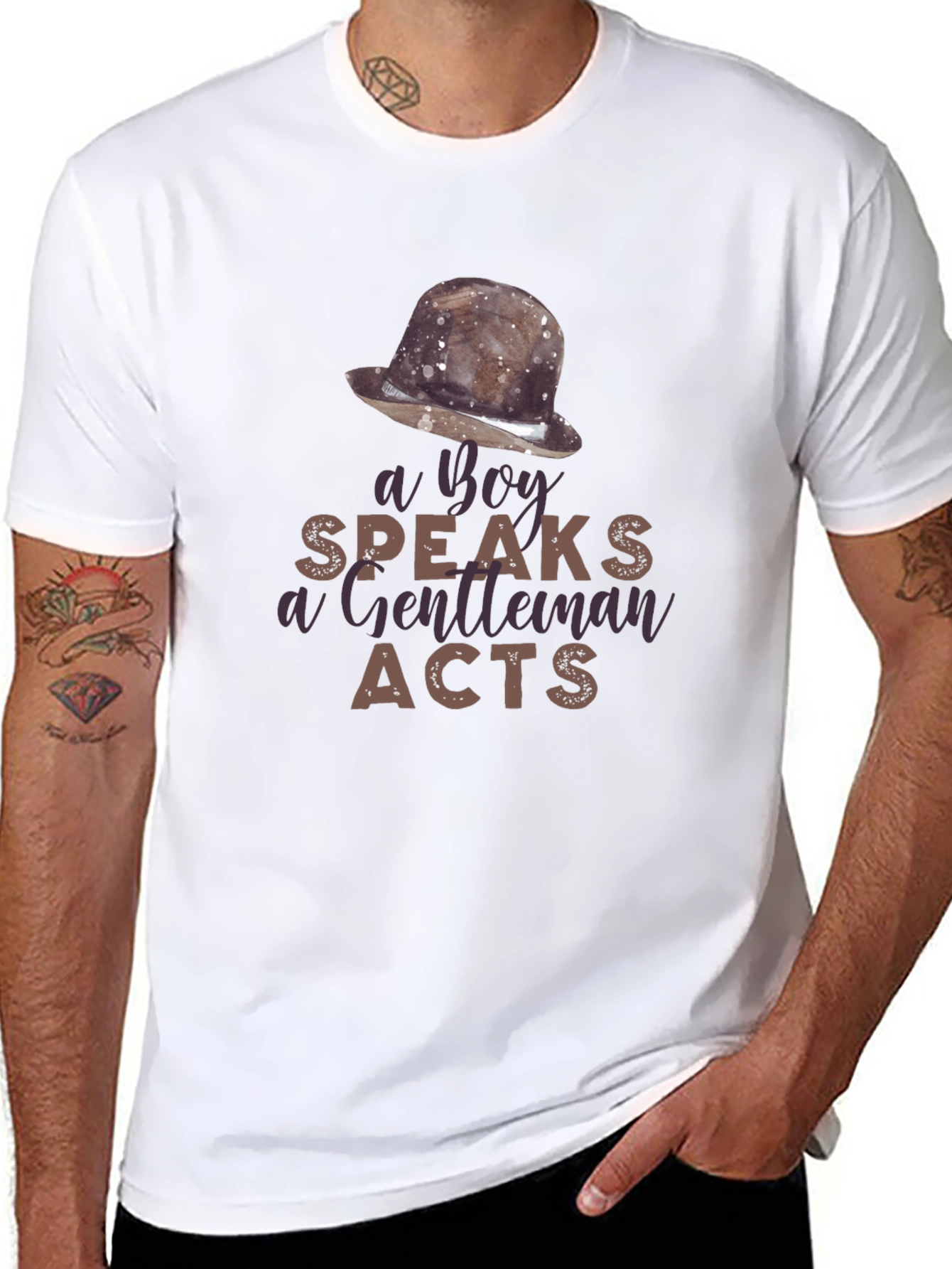 A Boy Speaks T-Shirt - Gentleman Acts