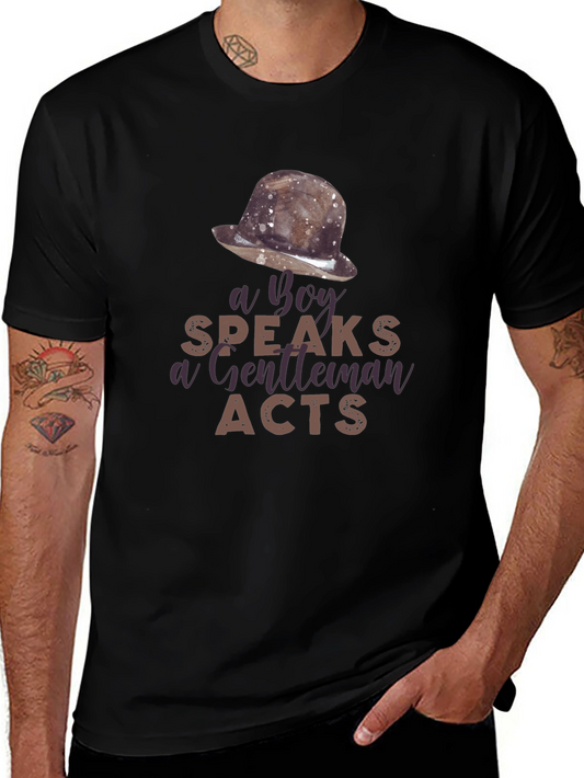 A Boy Speaks T-Shirt - Gentleman Acts