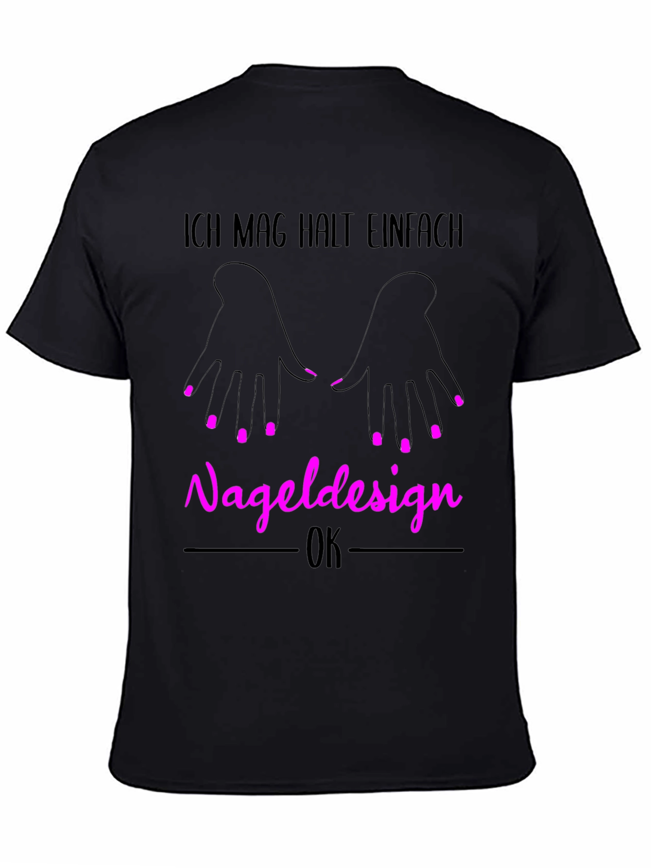 Nail Design T-Shirt - Stylish Manicure Fan Tee