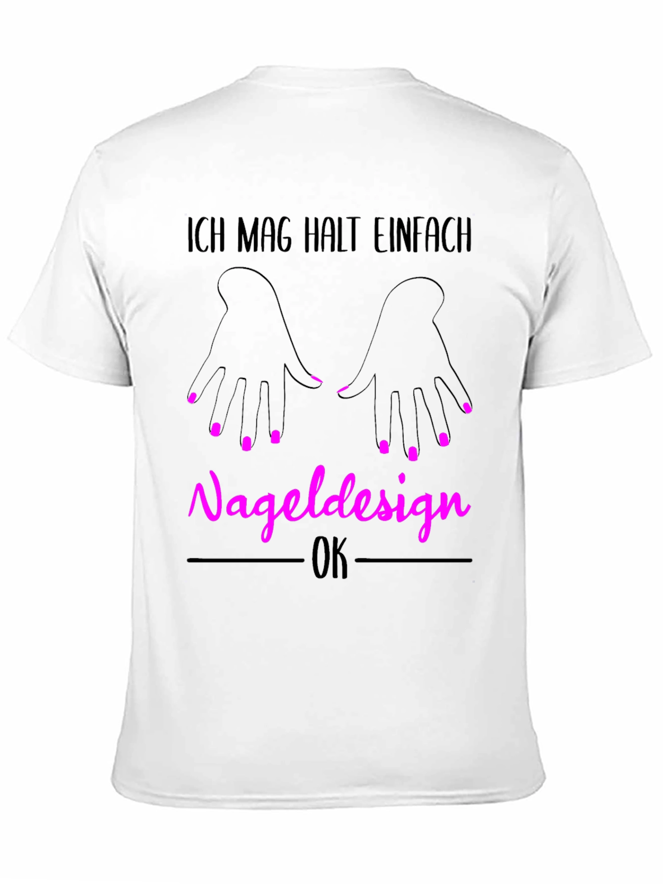 Nail Design T-Shirt - Stylish Manicure Fan Tee