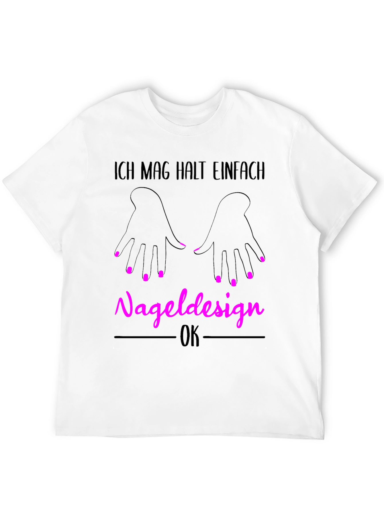 Nail Design T-Shirt - Stylish Manicure Fan Tee