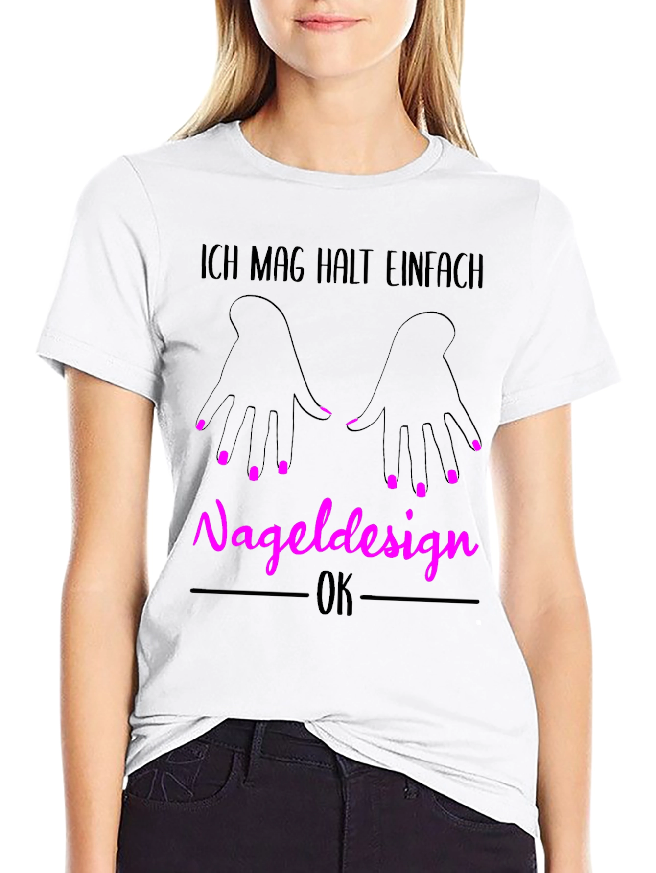 Nail Design T-Shirt - Stylish Manicure Fan Tee
