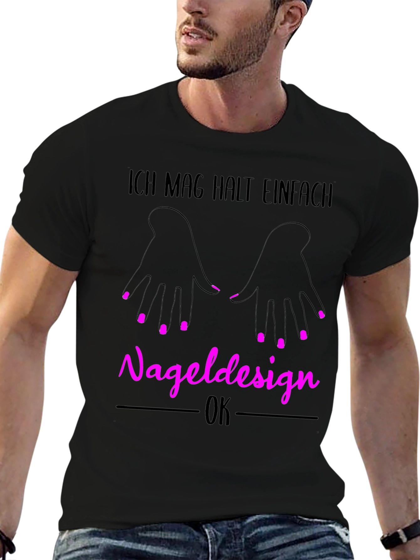 Nail Design T-Shirt - Stylish Manicure Fan Tee