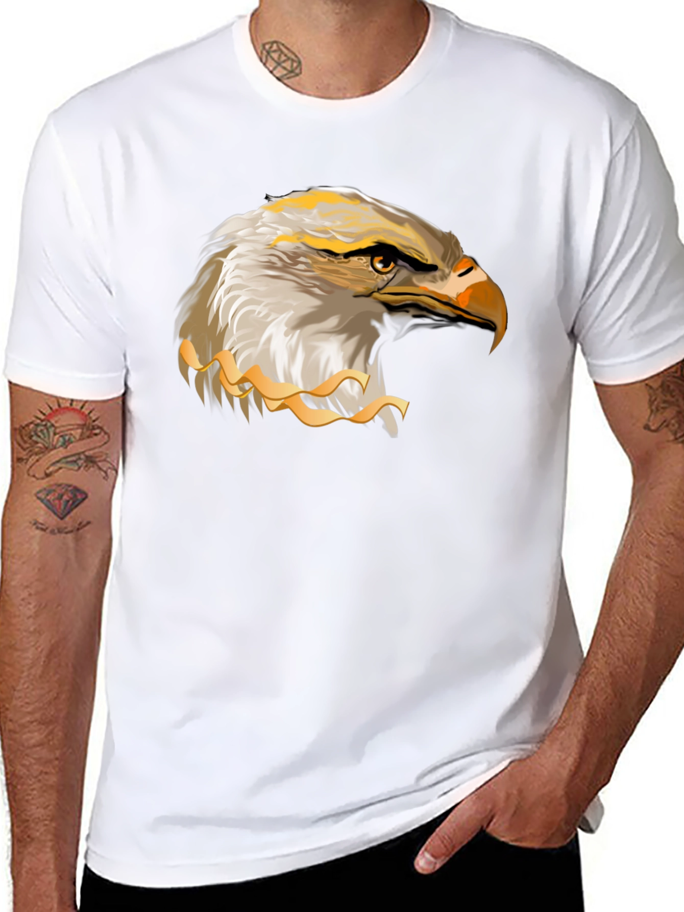 Eagle Graphic Black T-Shirt