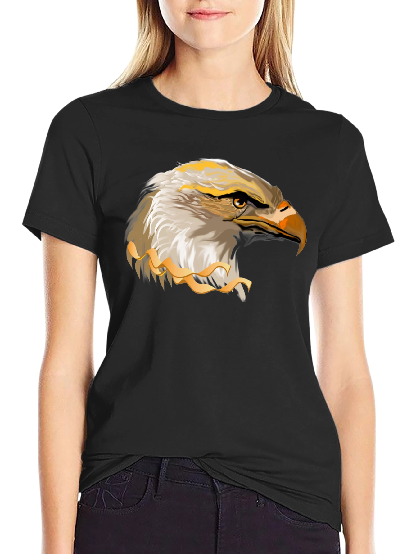 Eagle Graphic Black T-Shirt