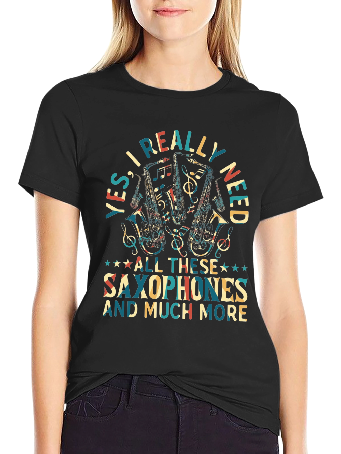 Saxophone Lover T-Shirt: Yes I Really Need Saxophones!