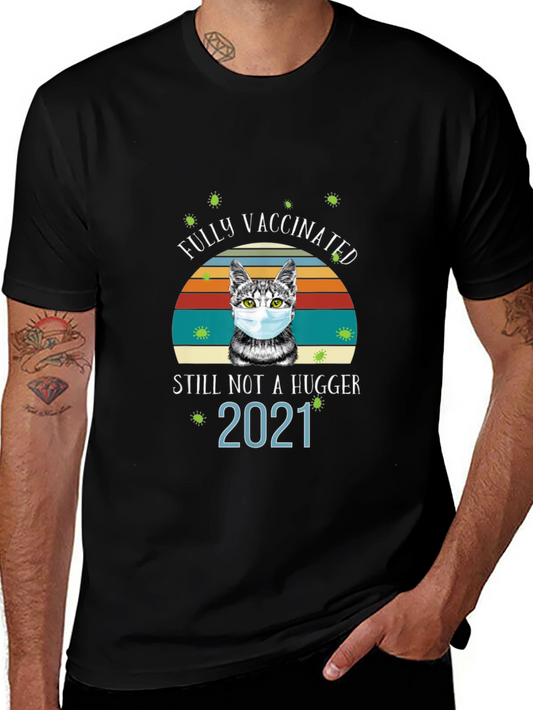 Fully Vaccinated Cat Graphic Tee