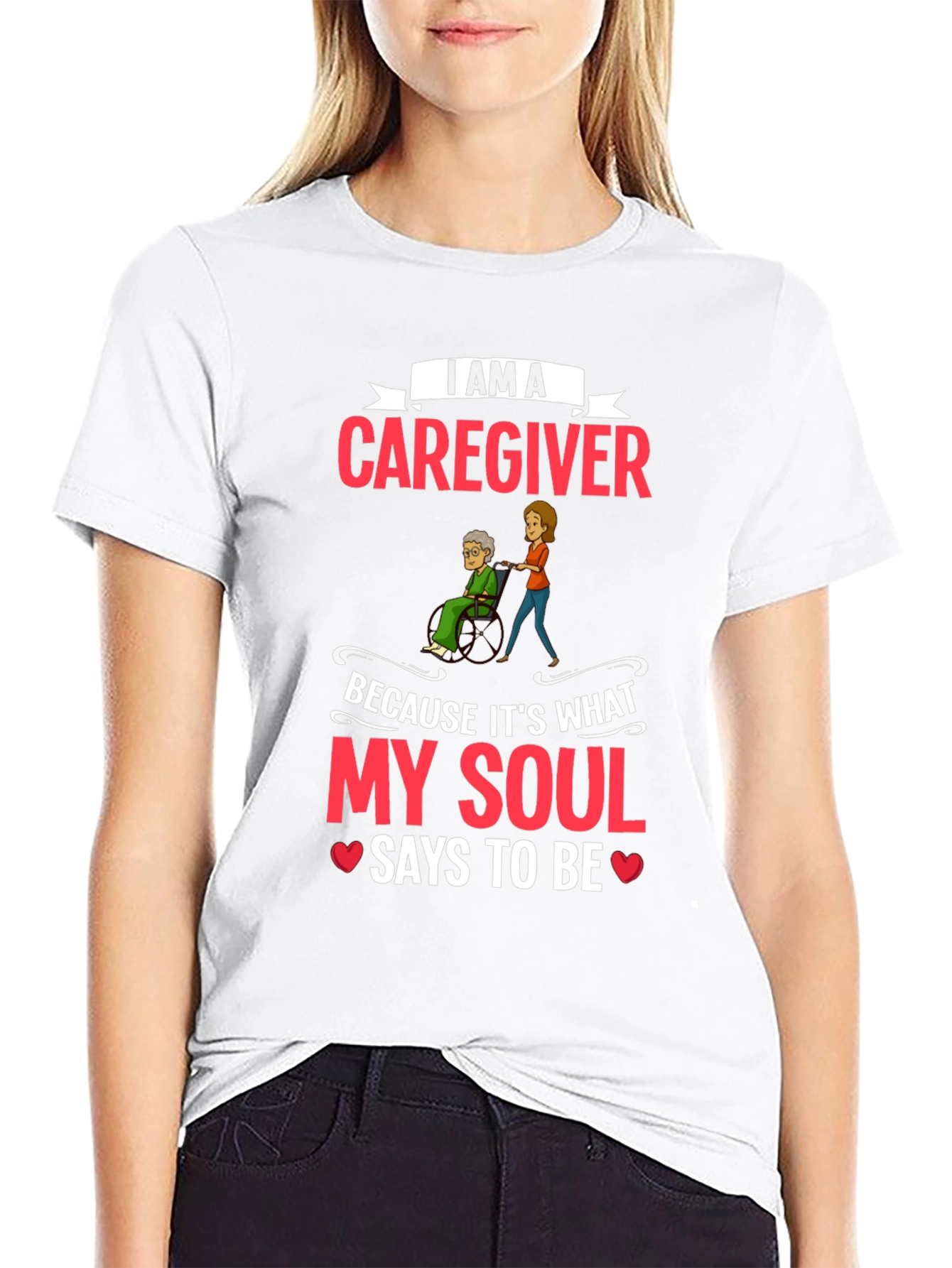 Caregiver T-Shirt - I Am a Caregiver Graphic Tee