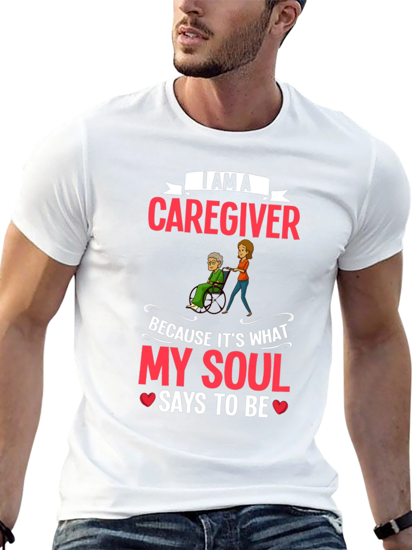 Caregiver T-Shirt - I Am a Caregiver Graphic Tee