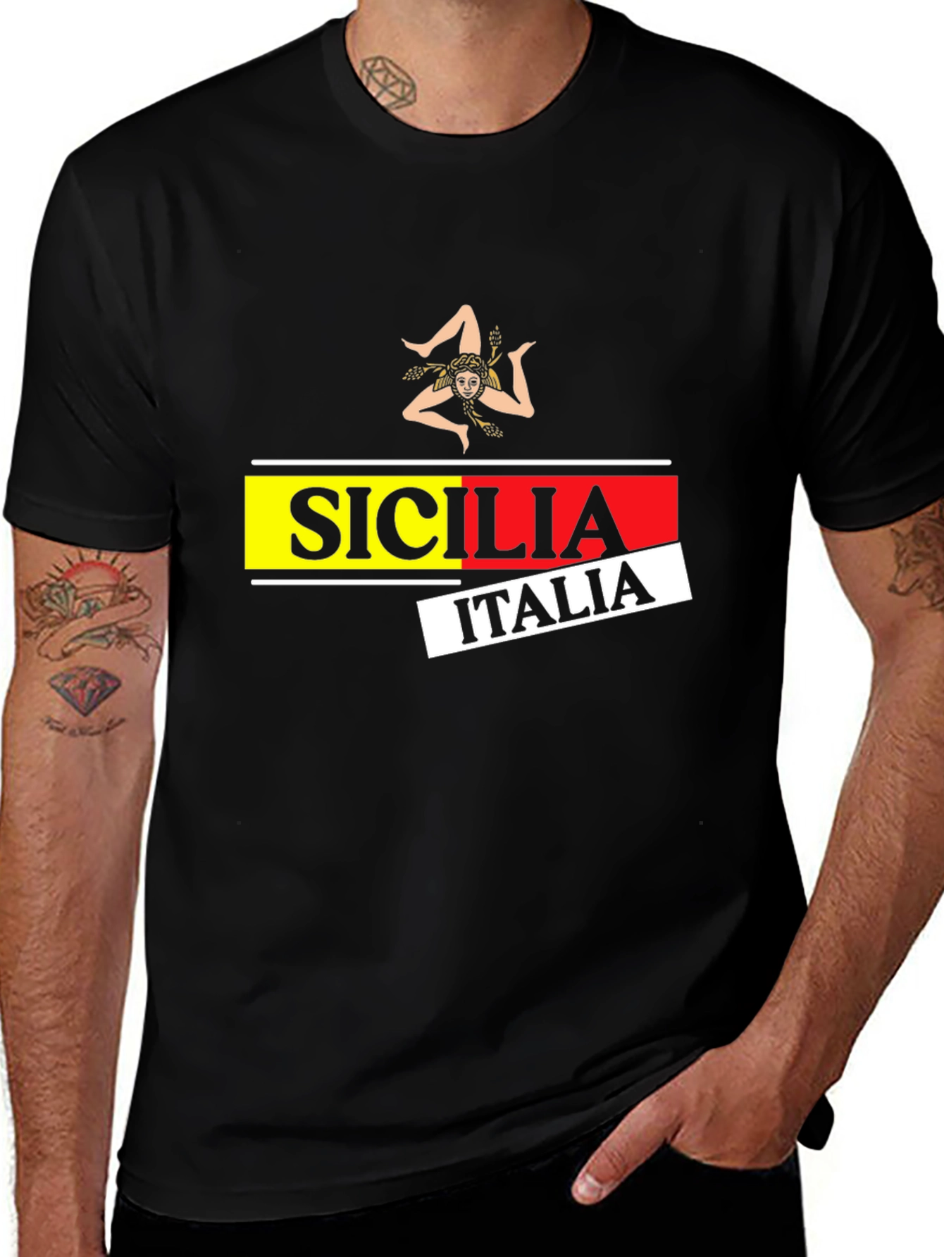 Sicilia Italia T-Shirt - Italian Pride Tee