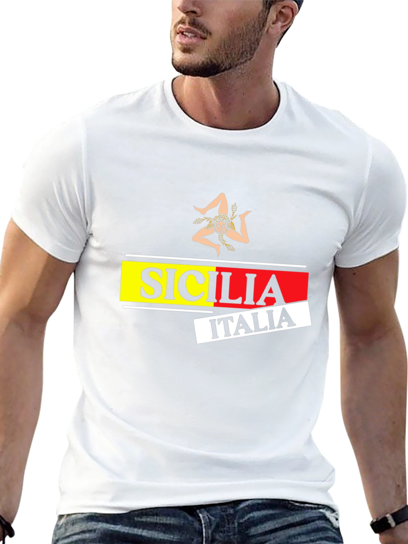 Sicilia Italia T-Shirt - Italian Pride Tee