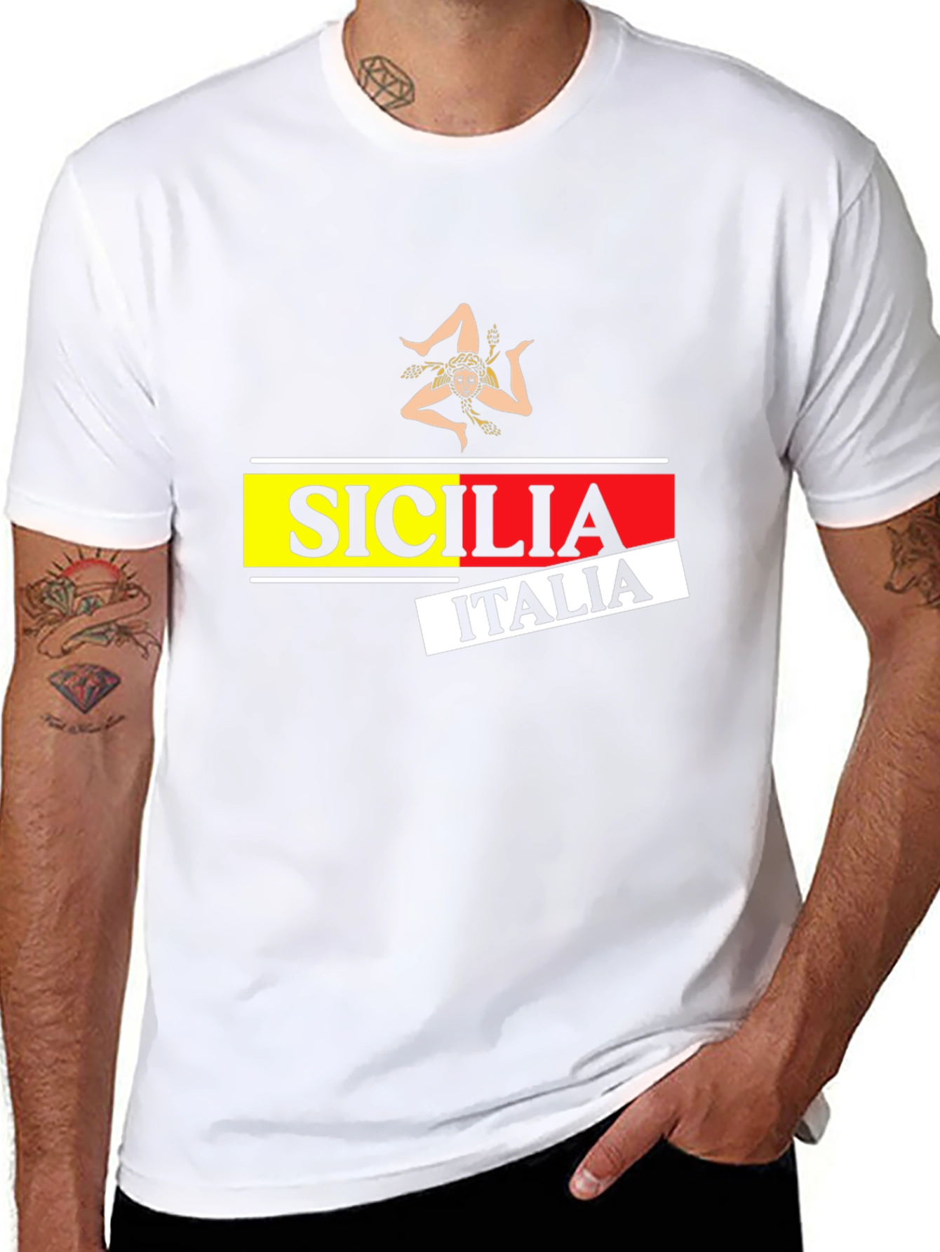 Sicilia Italia T-Shirt - Italian Pride Tee
