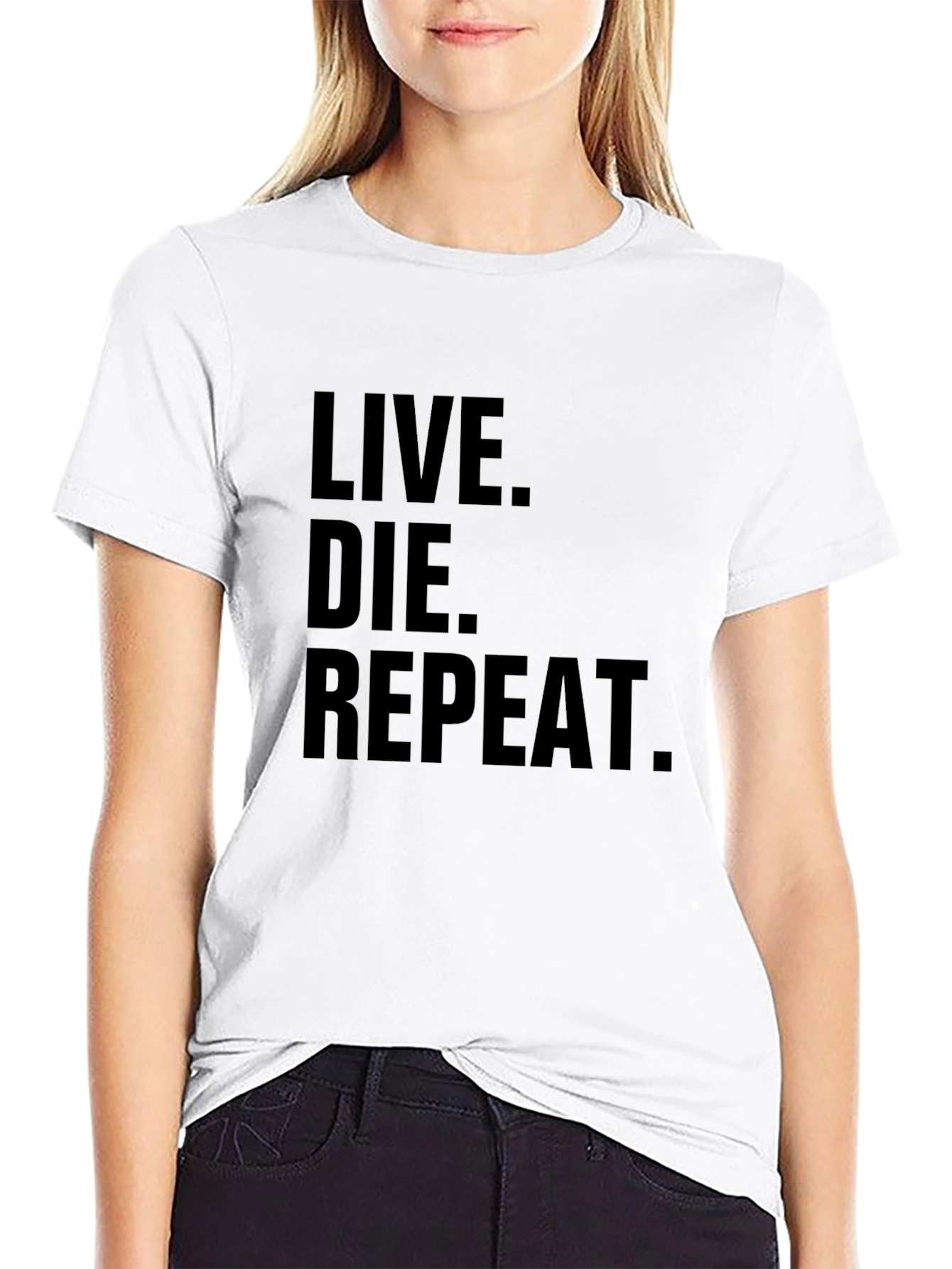 Live Die Repeat Graphic Tee - Mens Black T-Shirt