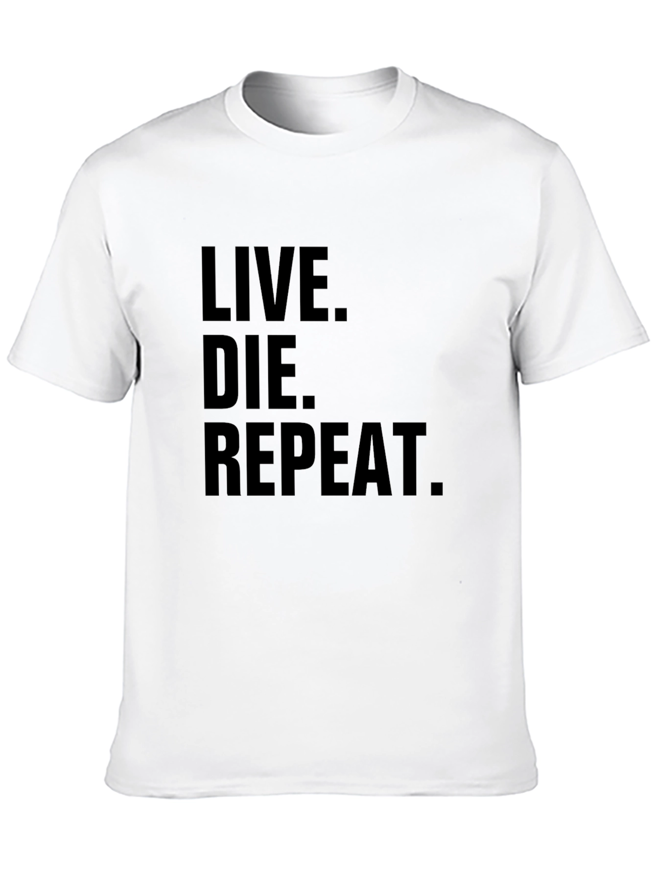 Live Die Repeat Graphic Tee - Mens Black T-Shirt