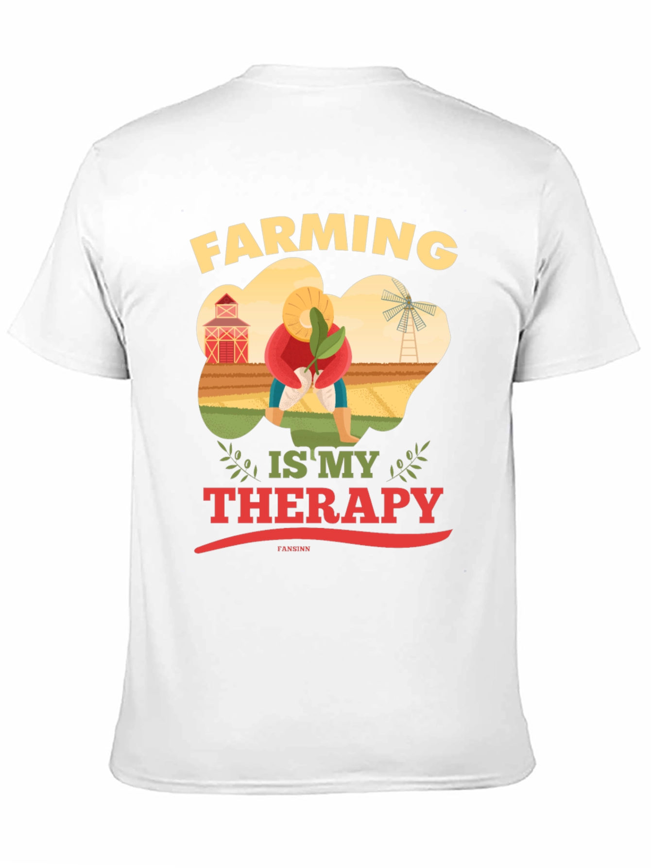 Farming is My Therapy Graphic T-Shirt