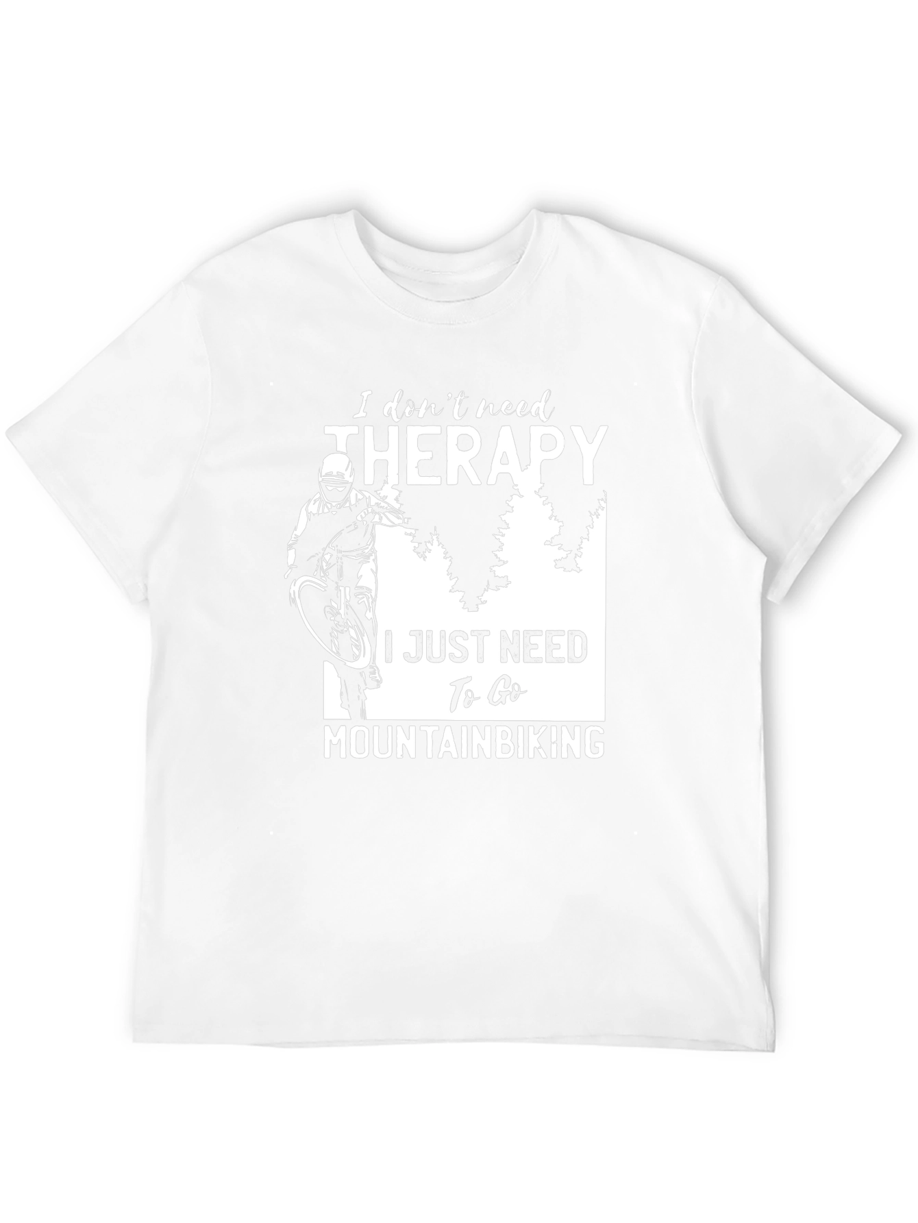 Mountain Biking Therapy Graphic Tee