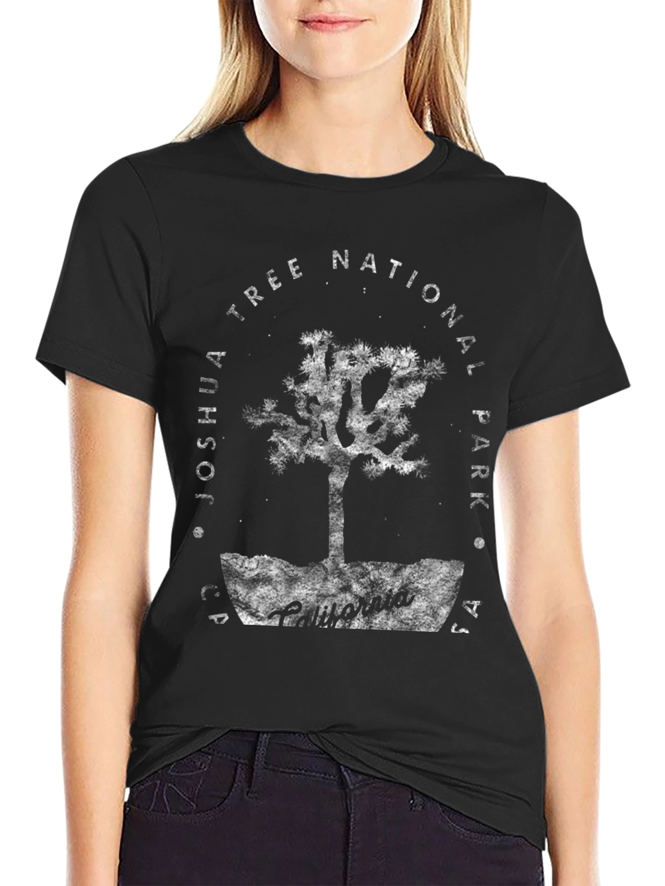 Joshua Tree National Park Black T-Shirt
