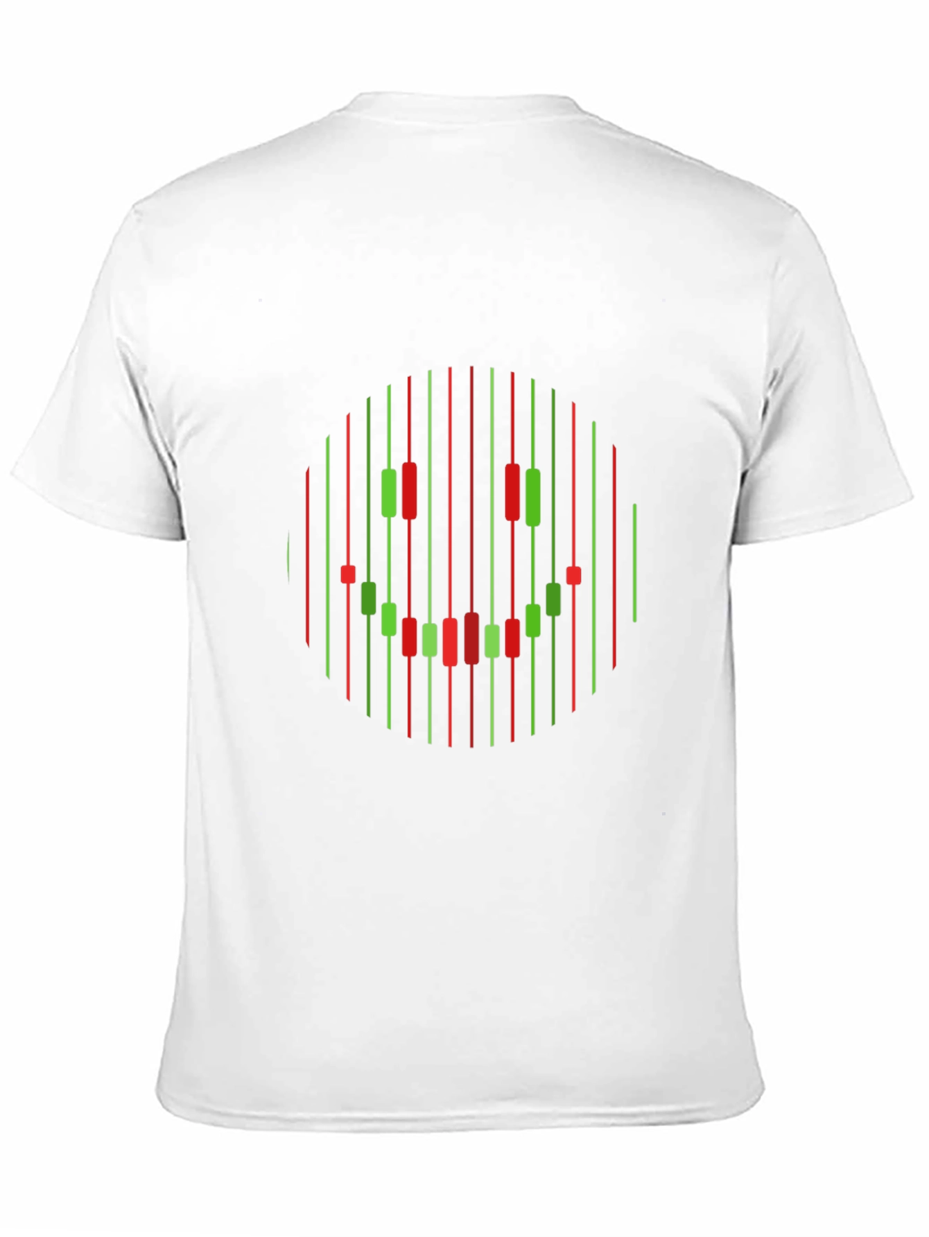 Stock Trader Smiley Face Black T-Shirt