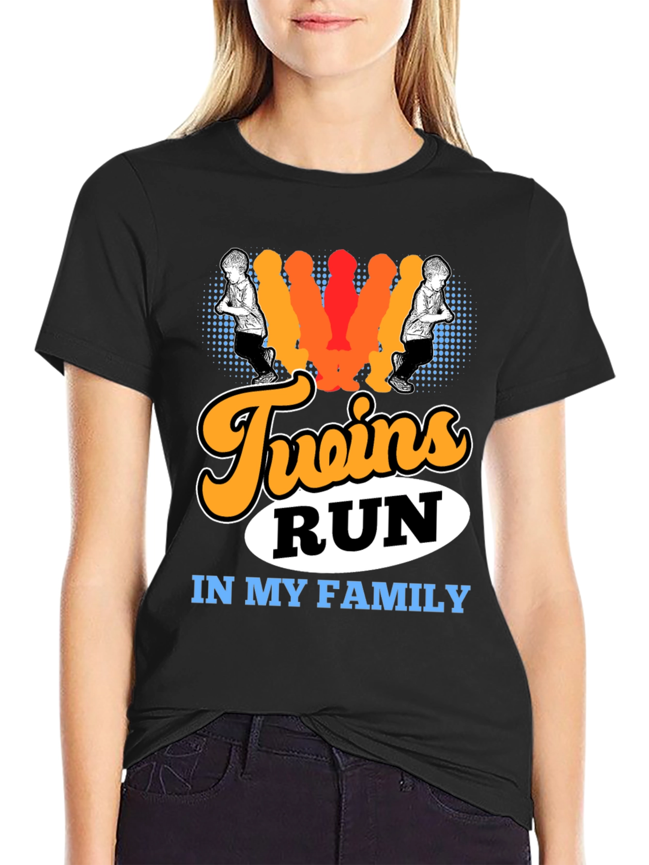 Twins Run in My Family T-Shirt