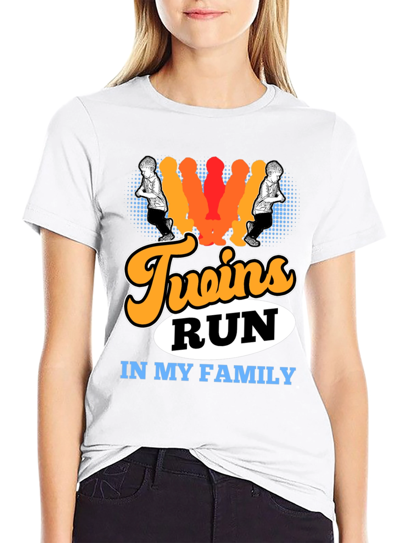 Twins Run in My Family T-Shirt