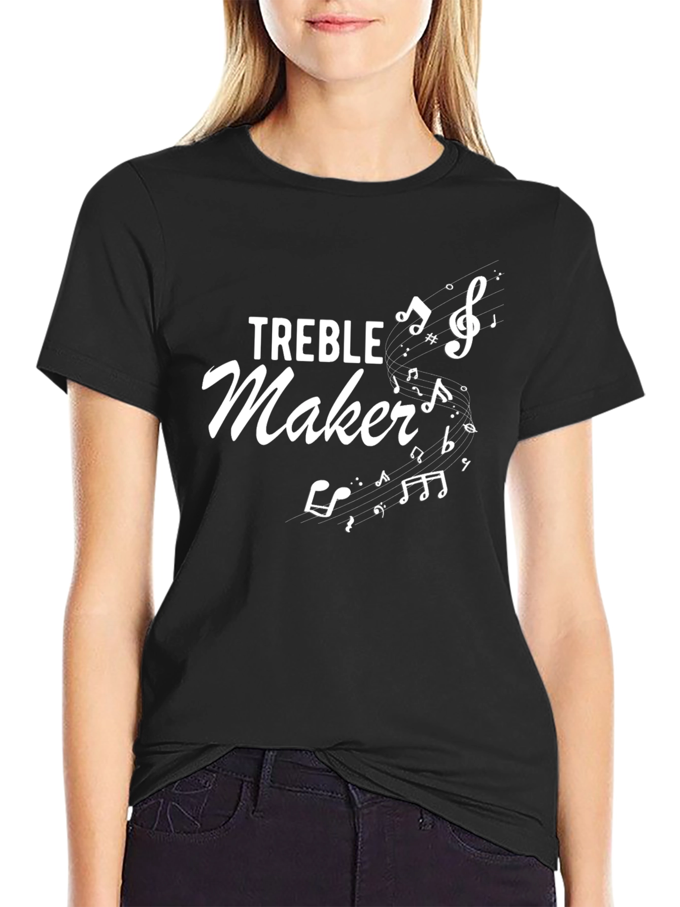 Treble Maker Black T-Shirt for Musicians