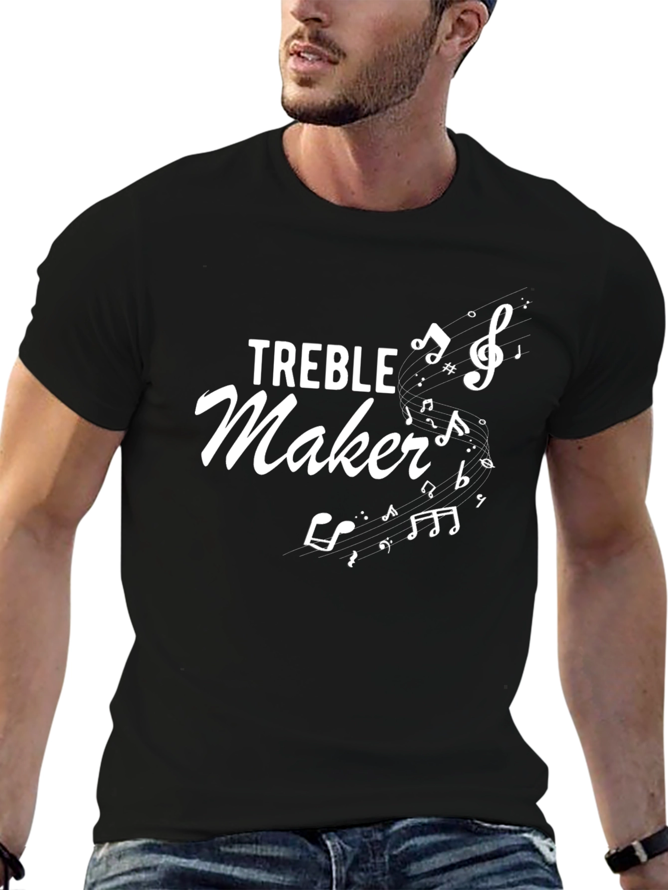 Treble Maker Black T-Shirt for Musicians