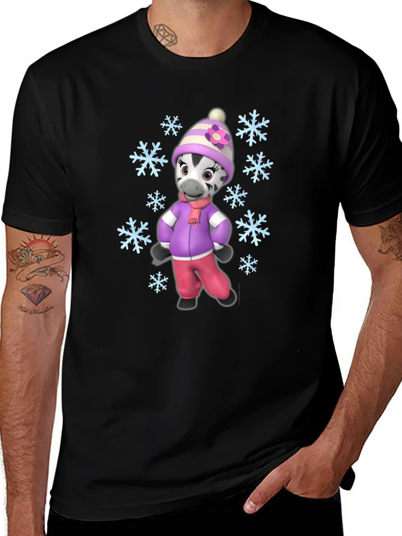 Winter Zebra T-Shirt