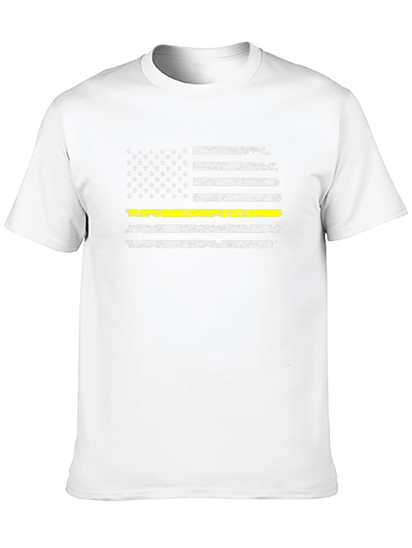 Thin Yellow Line American Flag Tee