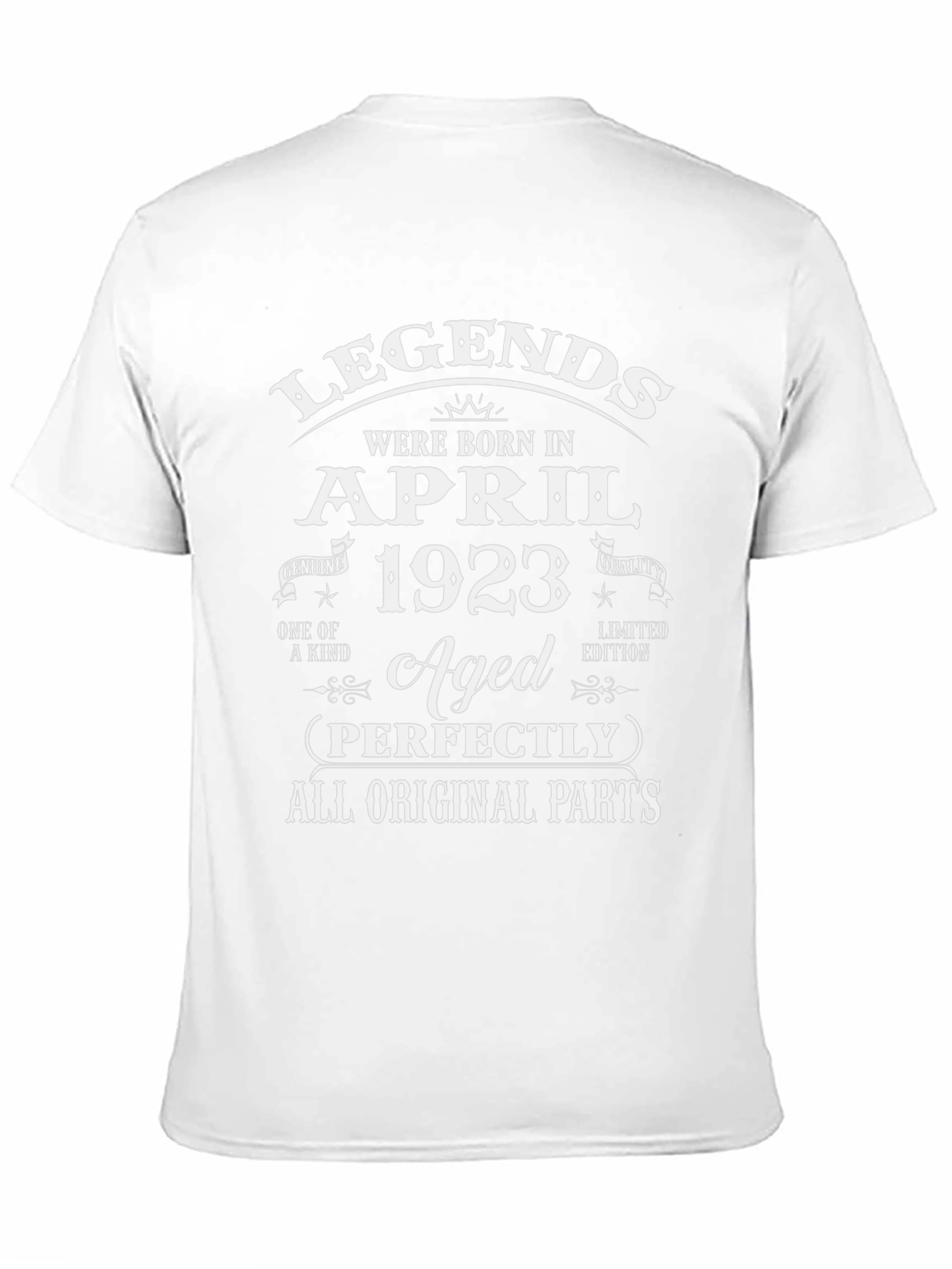 Legends Born April 1923 Aged Perfectly T-Shirt