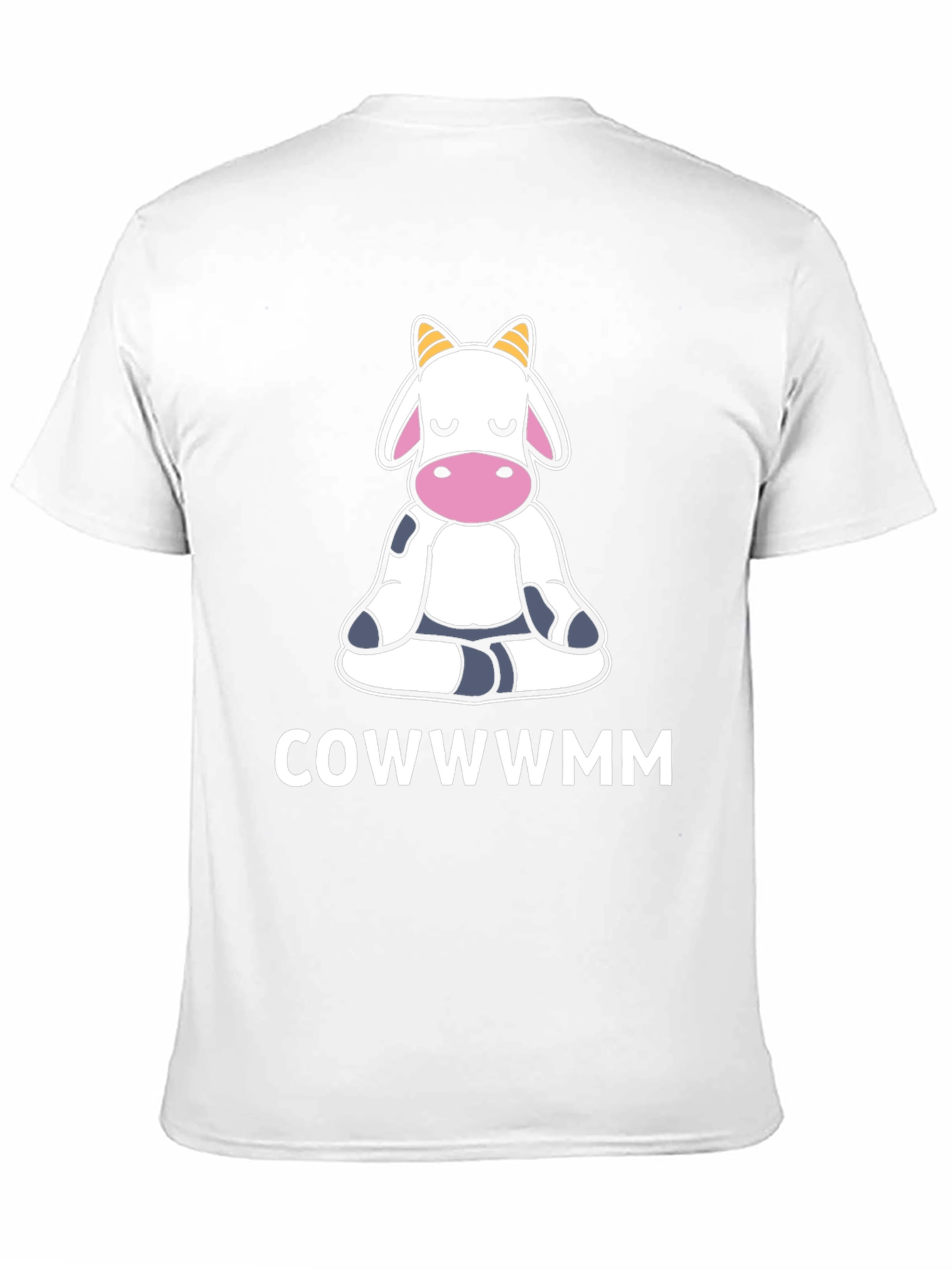 COWWWMM Funny Cow Yoga T-Shirt