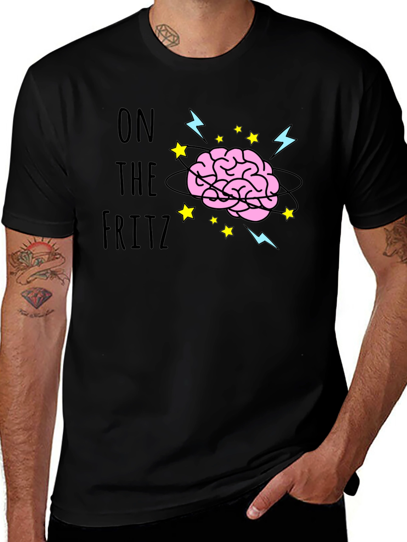 On the Fritz Brain T-Shirt - Funny Graphic Tee
