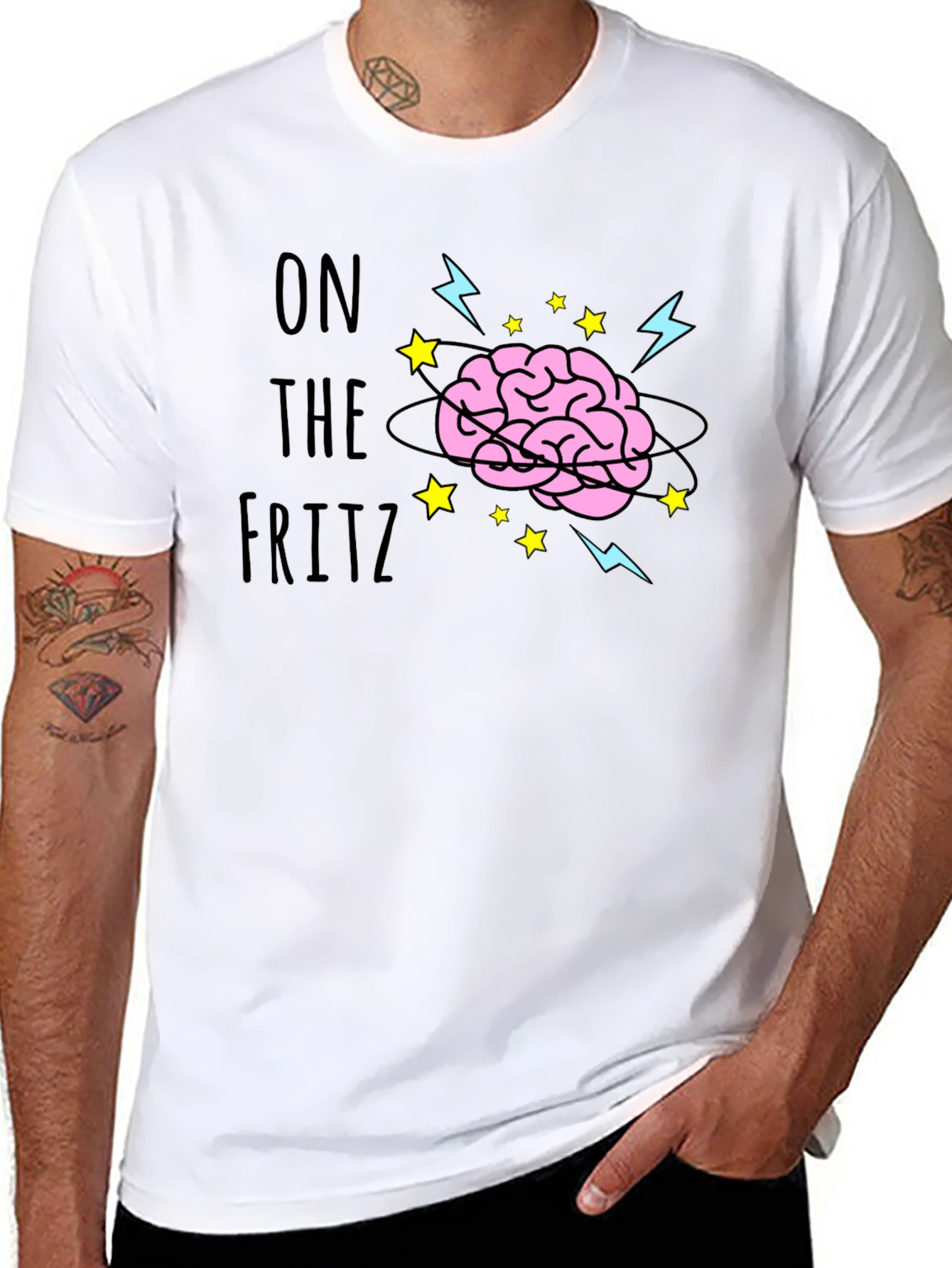 On the Fritz Brain T-Shirt - Funny Graphic Tee