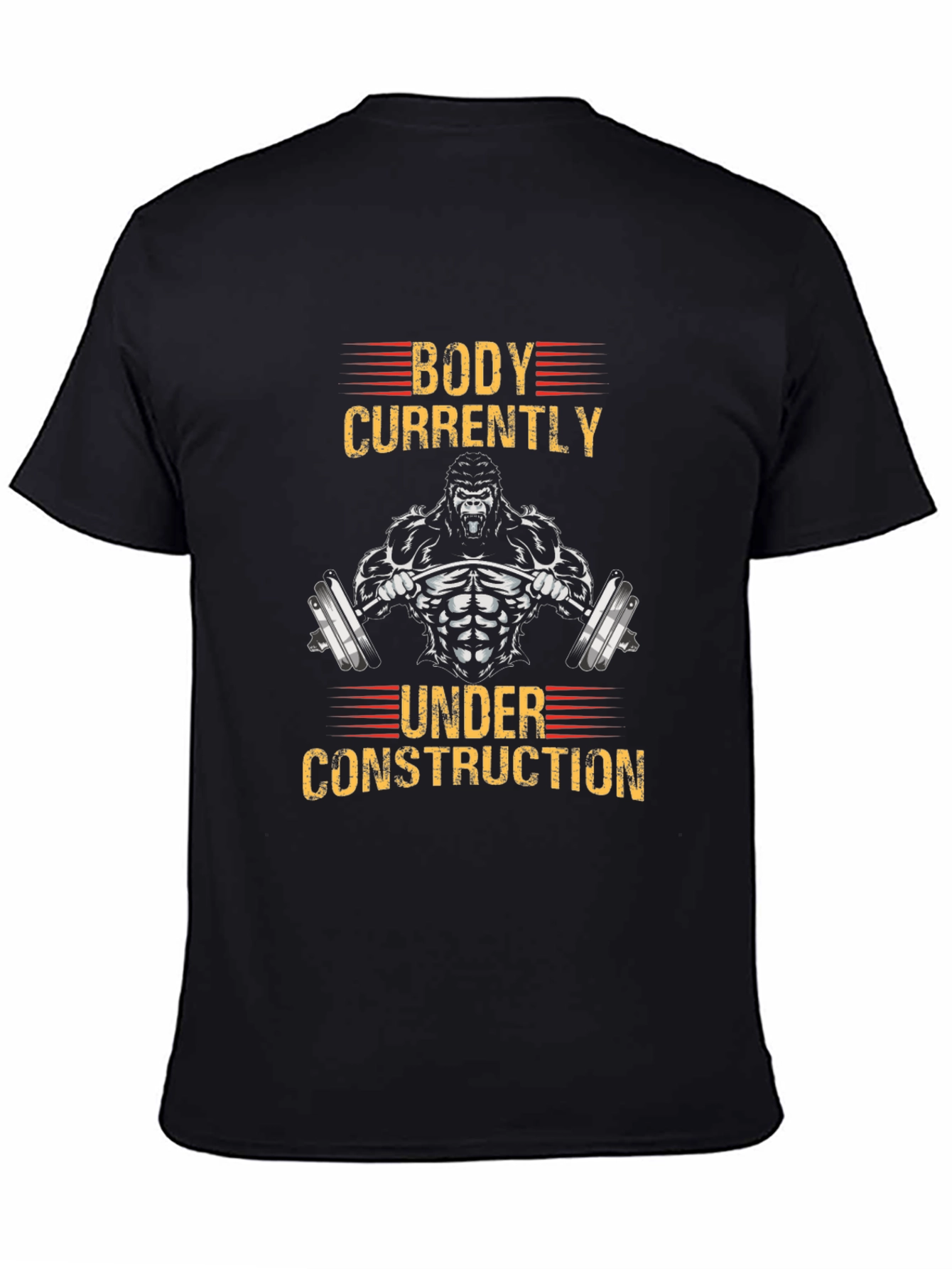 Body Under Construction Mens Graphic T-Shirt
