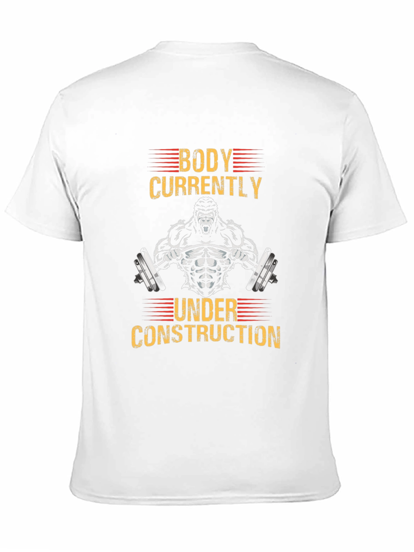 Body Under Construction Mens Graphic T-Shirt