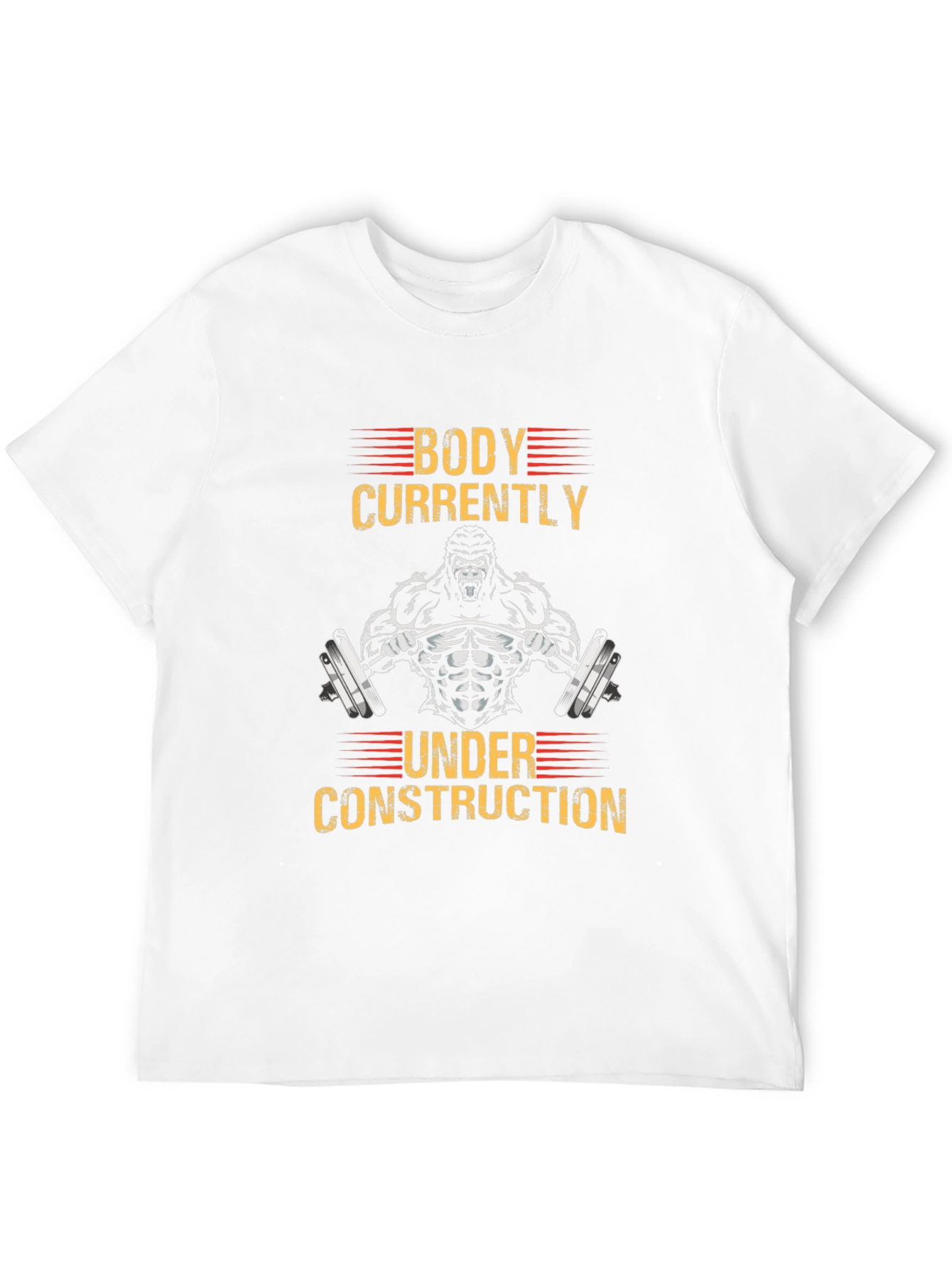Body Under Construction Mens Graphic T-Shirt