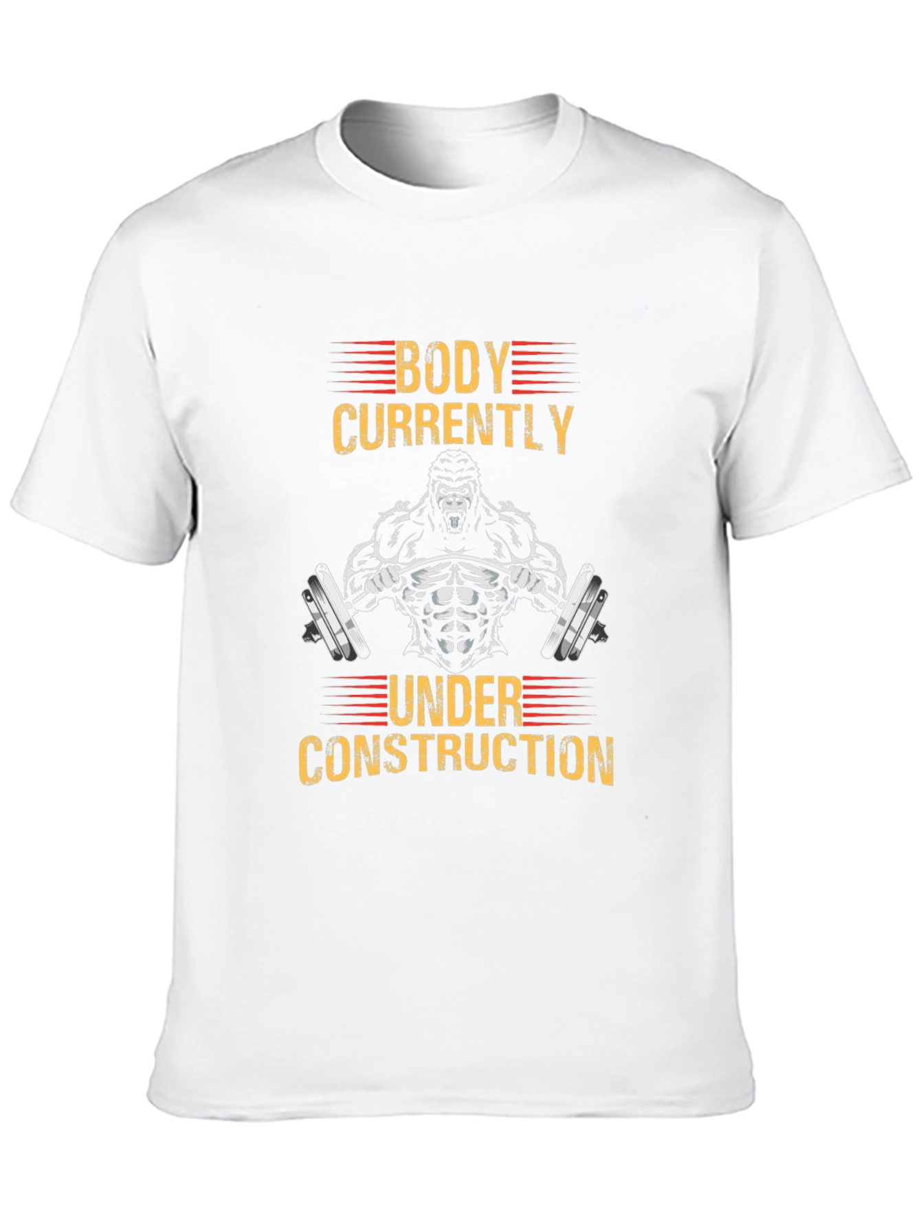 Body Under Construction Mens Graphic T-Shirt