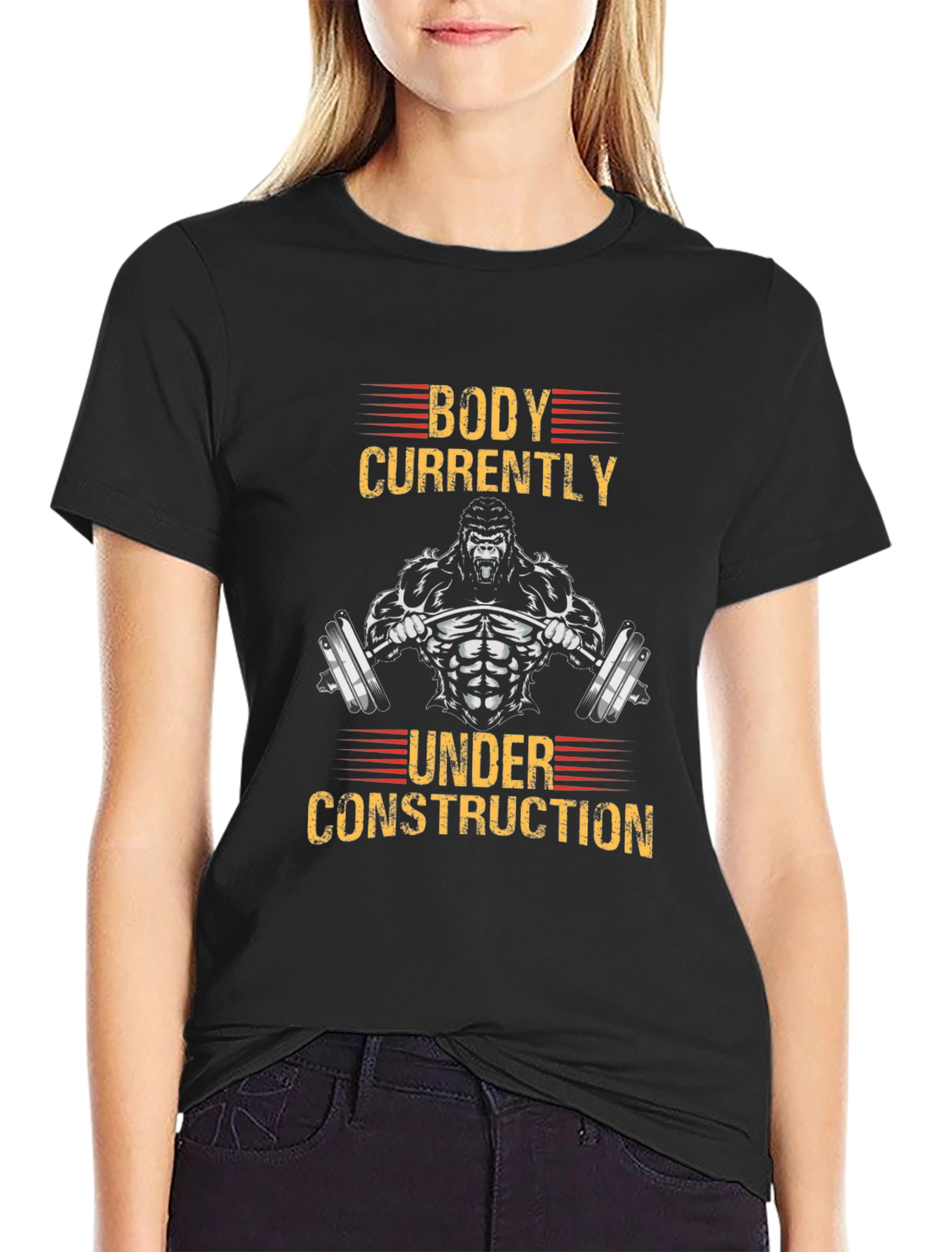 Body Under Construction Mens Graphic T-Shirt