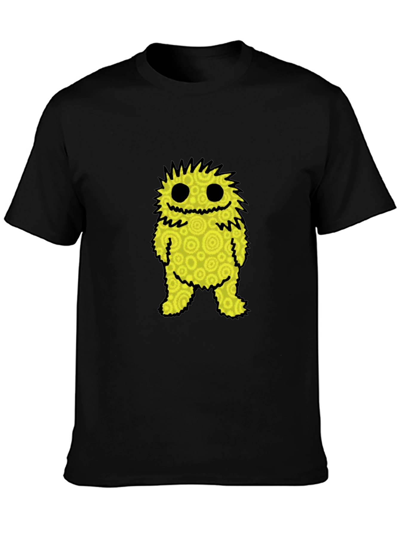 Funky Monster Graphic Tee - Black