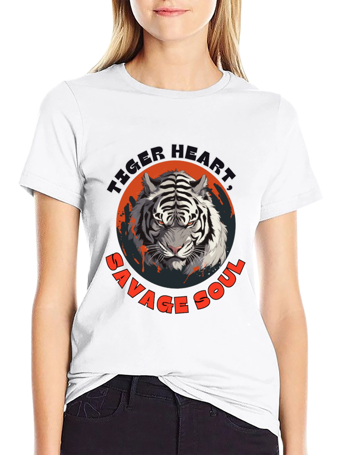 Tiger Heart Savage Soul Graphic Tee