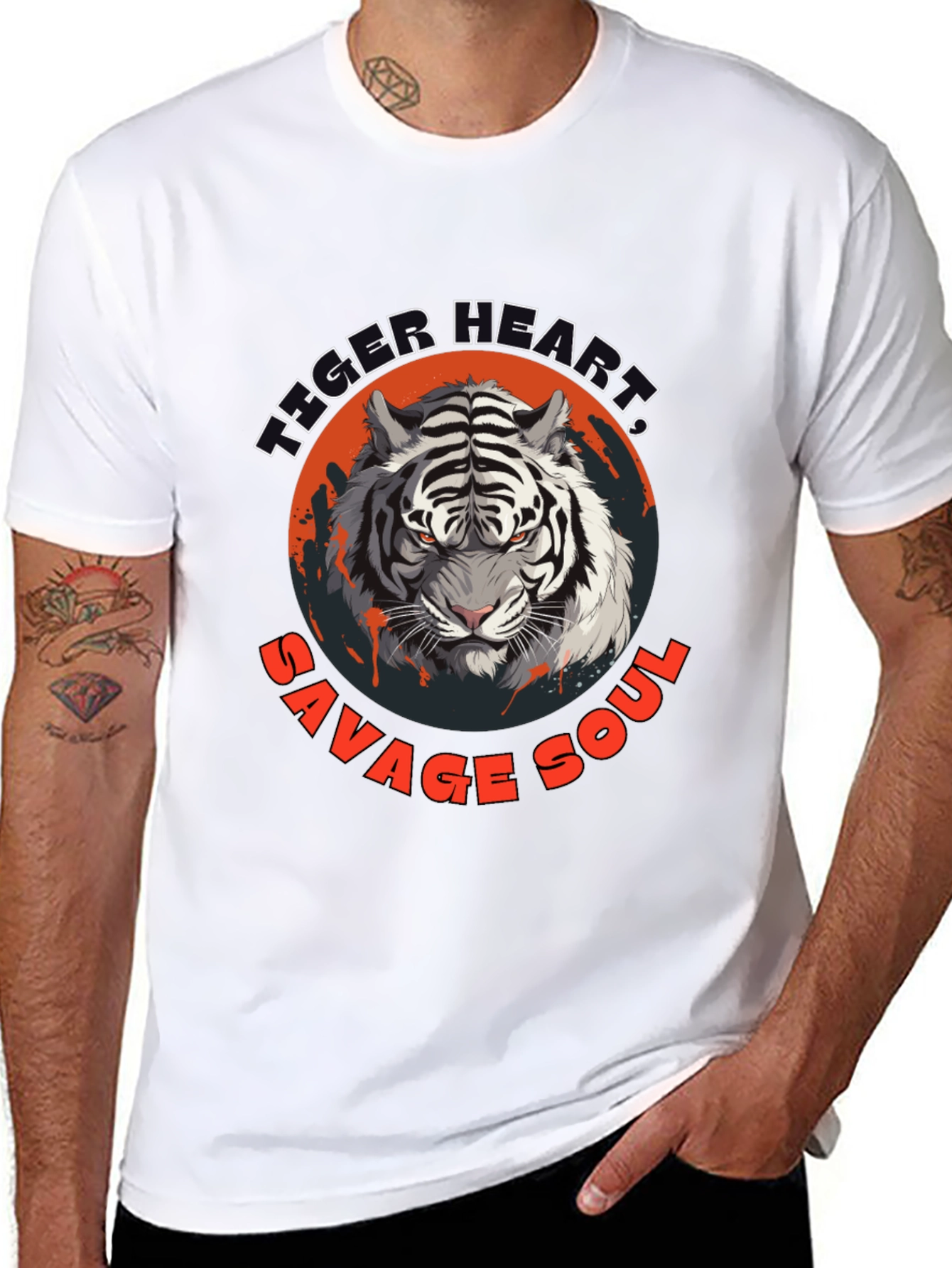 Tiger Heart Savage Soul Graphic Tee